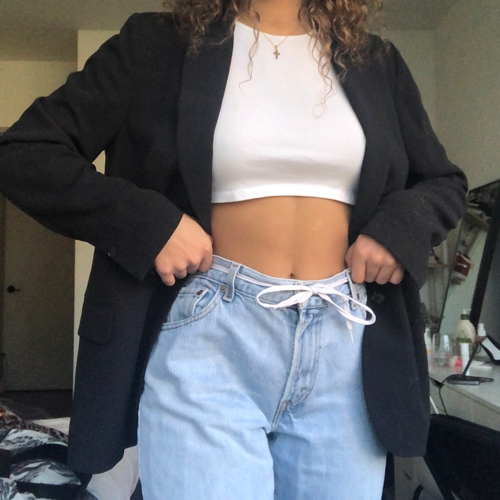 Long black blazer